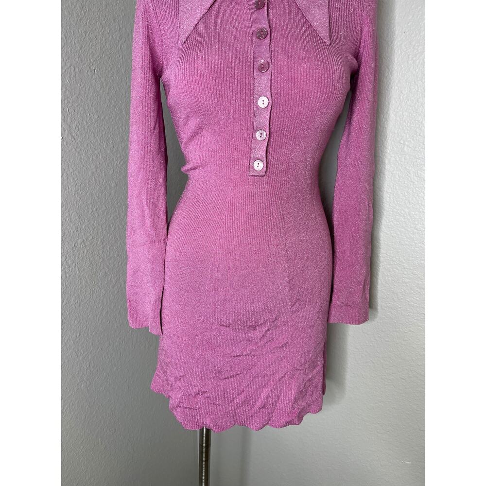 JoosTricot Revolve Mini Polo Dress in Pink - Picture 4 of 11
